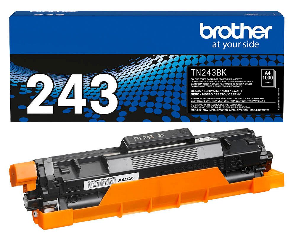 Brother Original Toner TN-243BK Black HL–L3270CDW MFC-L3750CDW