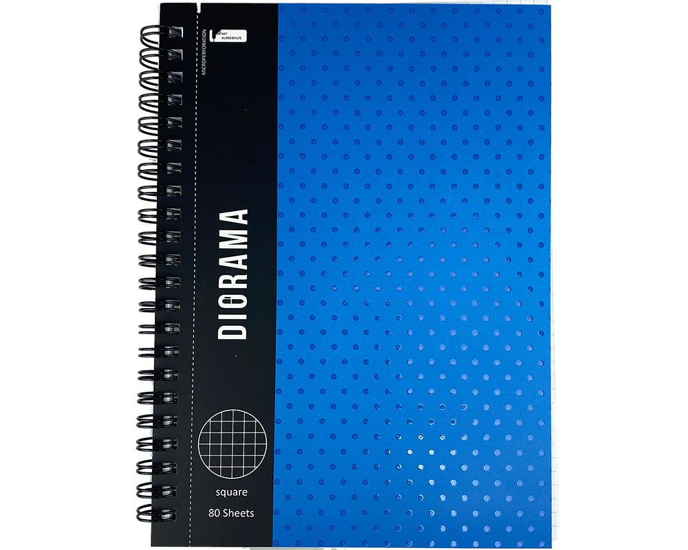 Diorama Spiral Notizbuch Collegeblock Din A5 Kariert