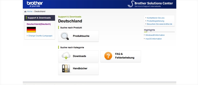 Den passenden Drucker wählen