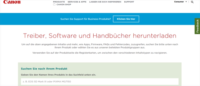 Den passenden Drucker wählen