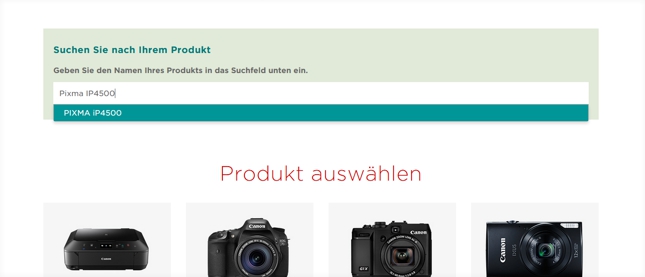 Den passenden Drucker wählen