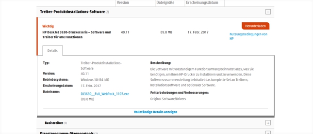 Die heruntergeladene Datei führt man einfach aus