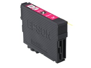 Eine Epson Tintenpatrone in Magenta ohne Druckkopf