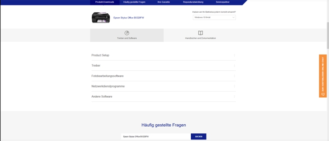 Die passende Kategorie wählen