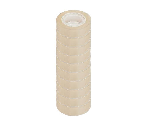 10 Rollen Klebefilm 10m:15mm transparent - Marke: OfficePoint