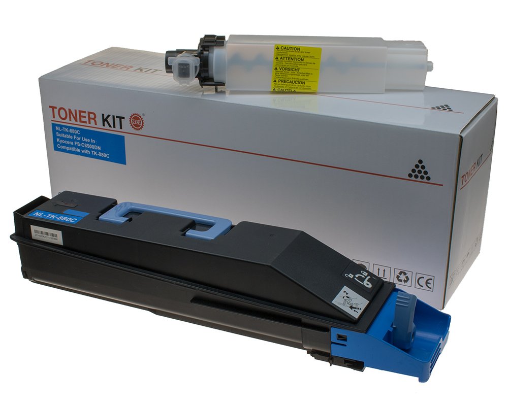 Kompatibel mit Kyocera TK-880C Toner Cyan [modell] von TONERDUMPING