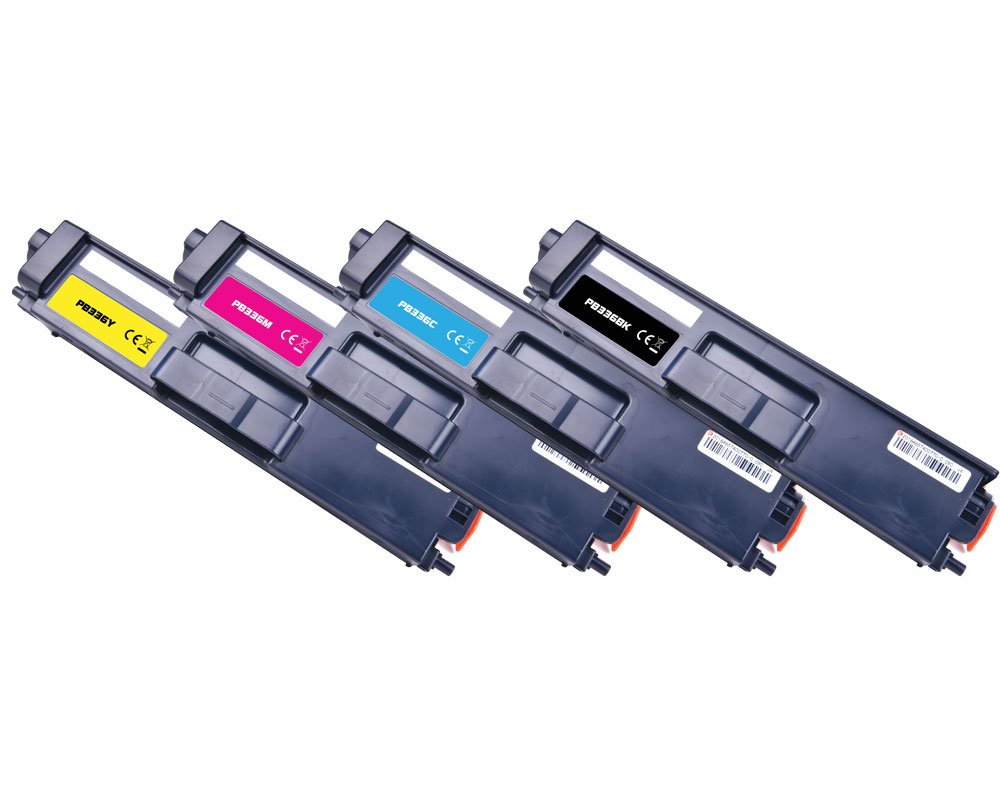 Kompatibel mit Brother TN-326 Toner Multipack je 1x Schwarz, Cyan, Magenta, Gelb [modell] von TONERDUMPING