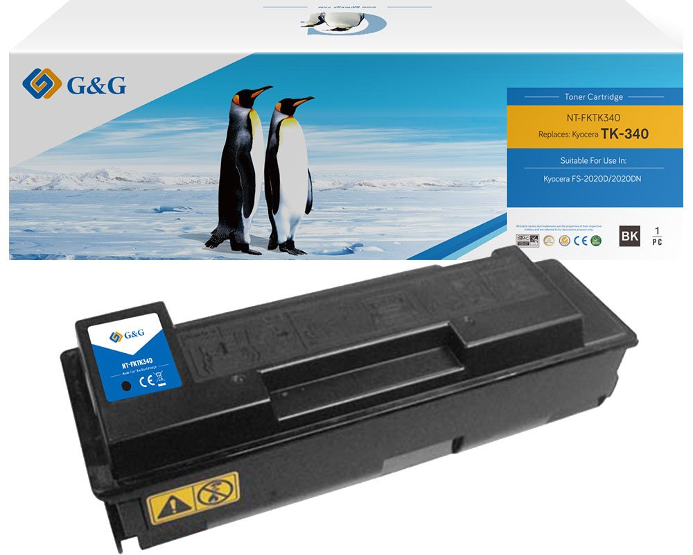 Kompatibel mit Kyocera TK-340 Toner Schwarz [modell] - Marke: G&G