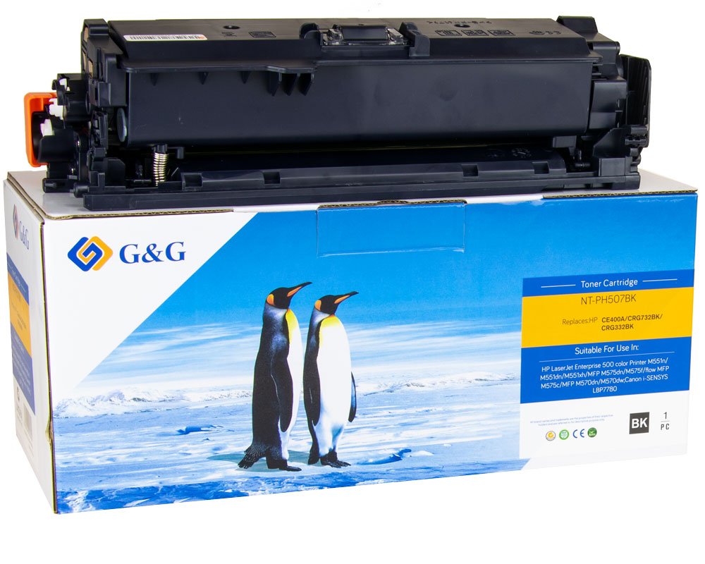 Kompatibel mit HP 507A / CE400A Toner Schwarz [modell] - Marke: G&G