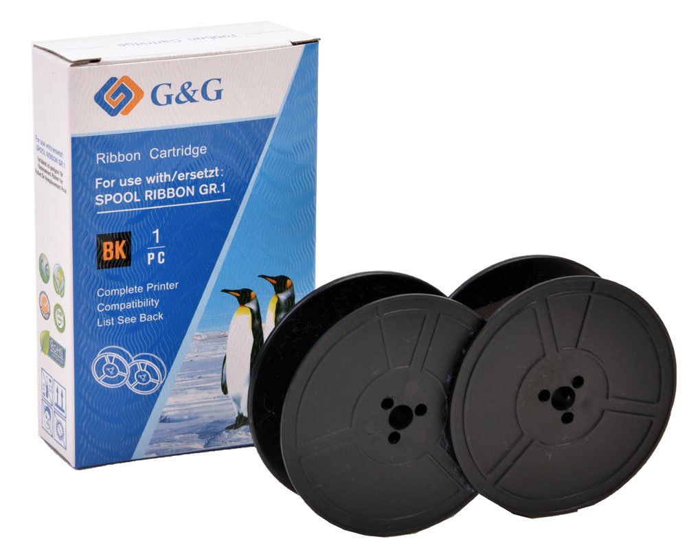 Kompatibel mit DIN DS für Gruppe 1N/ GR.1N Farbband Schwarz [modell] - Marke: G&G