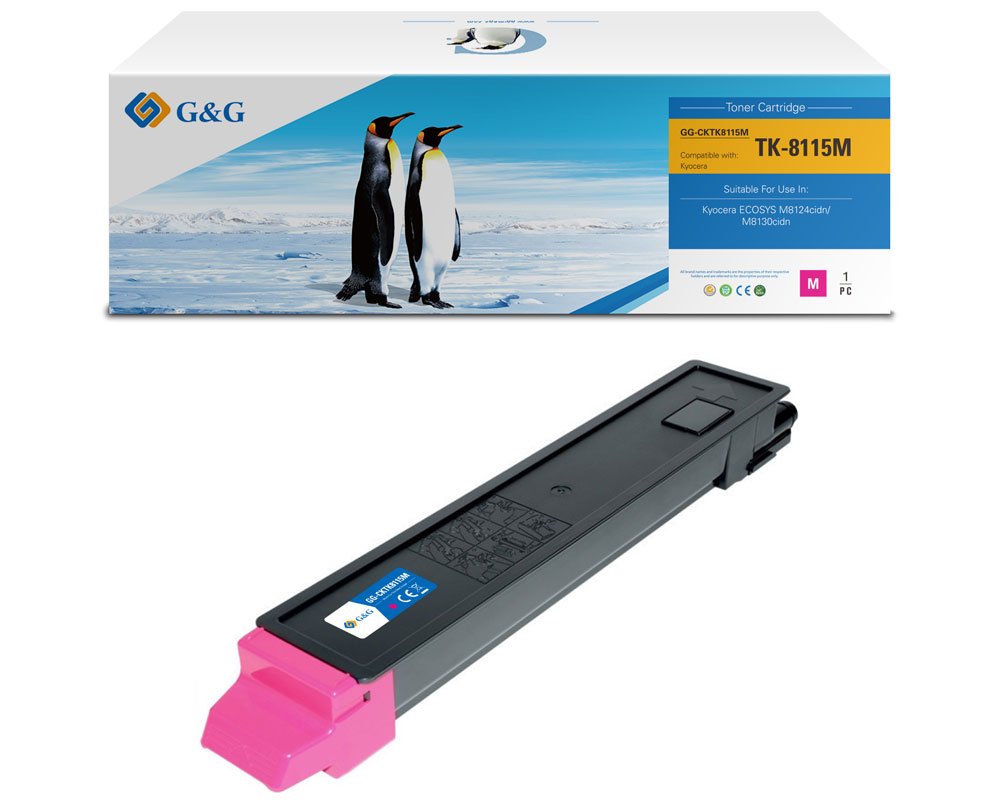 Kompatibel mit Kyocera TK-8115M/ 1T02P3BNL0 Toner Magenta [modell] - Marke: G&G