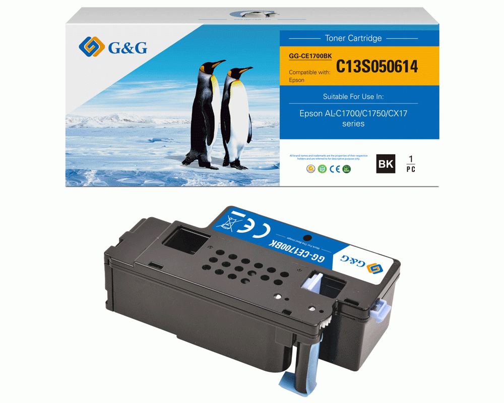 Kompatibel mit Epson 0614/ C13S050614 Toner Schwarz [modell] - Marke: G&G