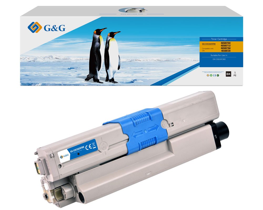 Kompatibel mit OKI 46508712/ 46508716 XL-Toner Schwarz [modell] - Marke G&G