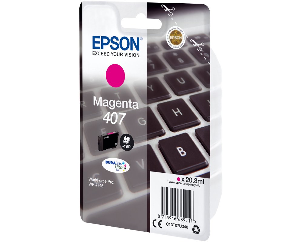 EPSON Original Tinte 407 Keyboard [modell] magenta
