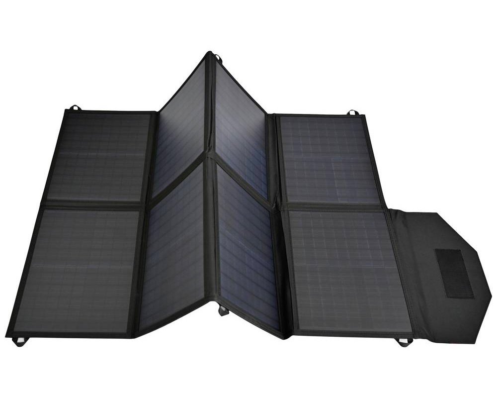 Agfaphoto Solarpanel SP120 Solar-Ladegerät mit max. 120 Watt Ladeleistung perfekt für outdoor und Camping