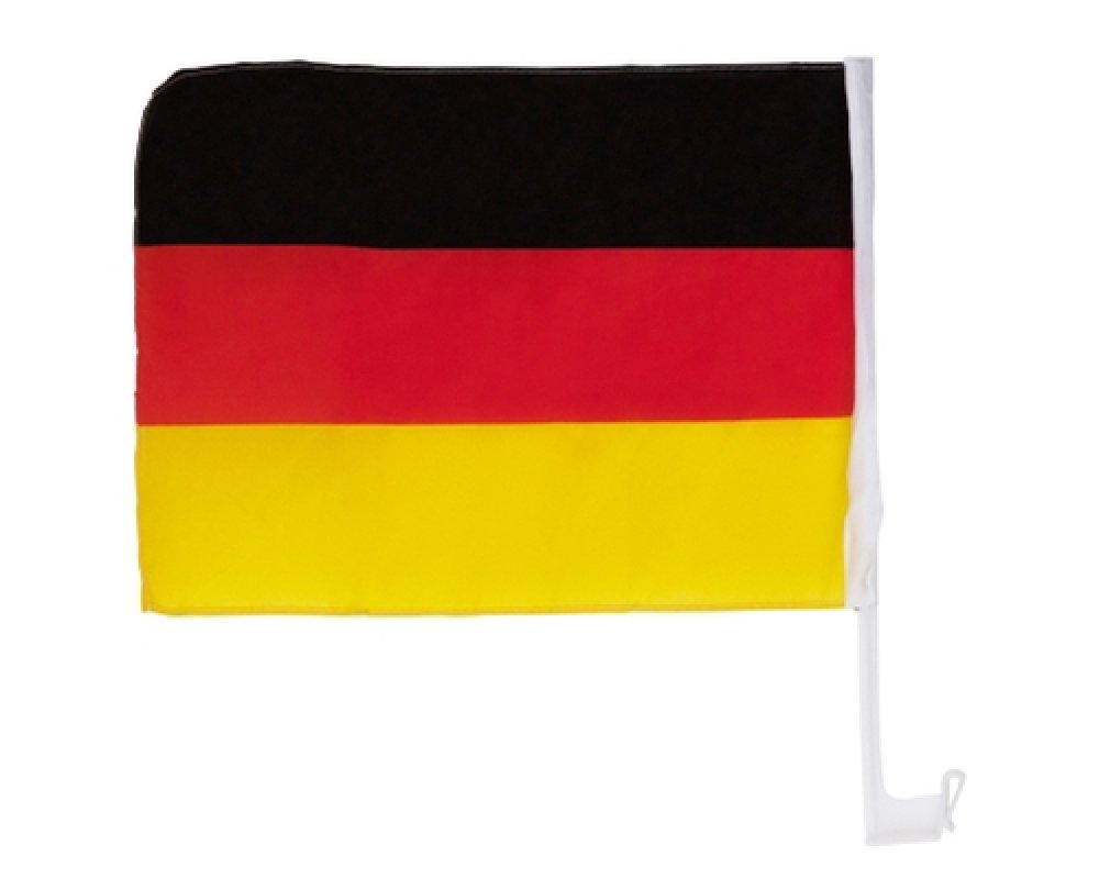 Autofahne Schwarz-rot-gold von Idena 30 x 45 cm