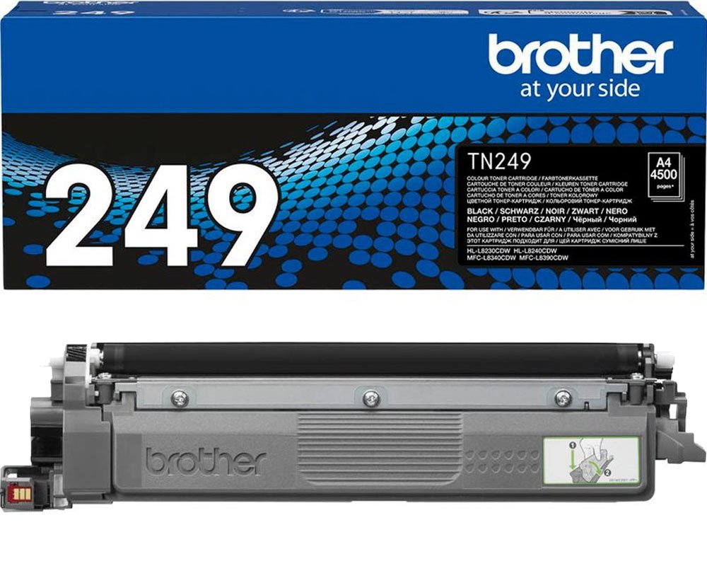 Brother 249 Original-Toner [modell] TN-249BK (4.500 Seiten) schwarz