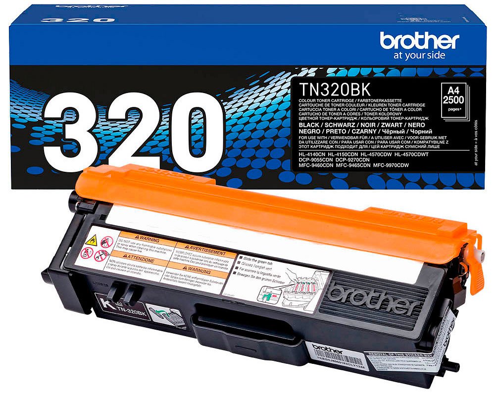 Brother 320 Original-Toner TN320BK [modell] (2.500 Seiten) Schwarz