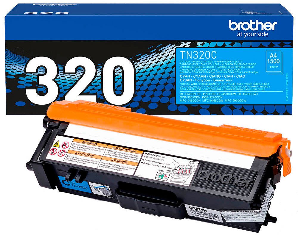 Brother 320 Original-Toner TN320C [modell] (1.500 Seiten) Cyan