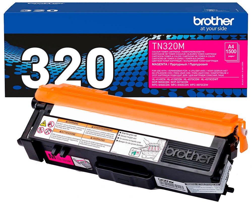 Brother 320 Original-Toner TN320M [modell] (1.500 Seiten) Magenta