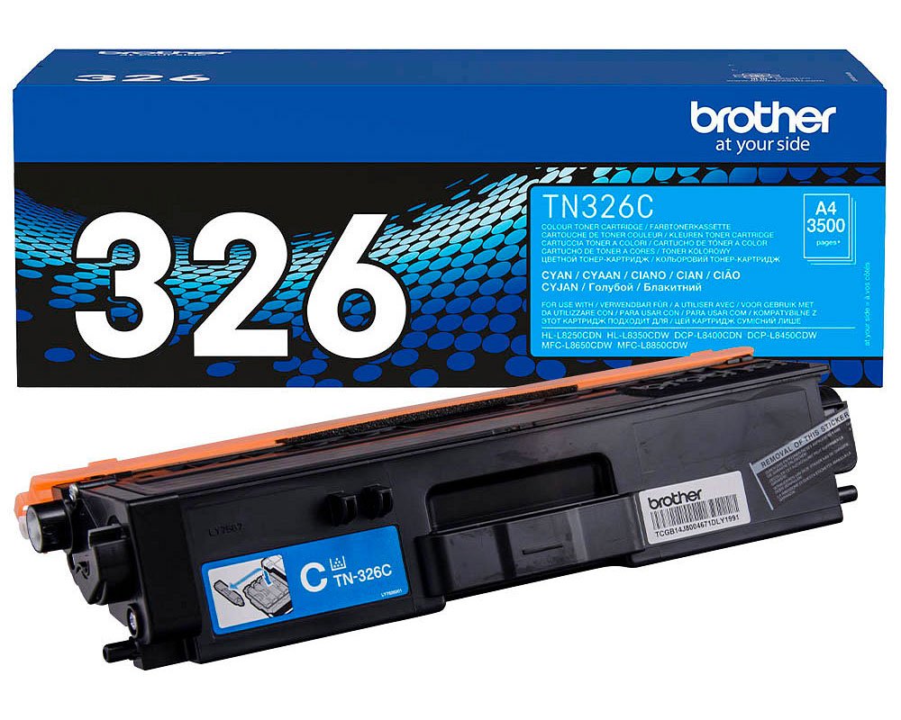 Brother 326 Original-Toner TN326C [modell] Cyan