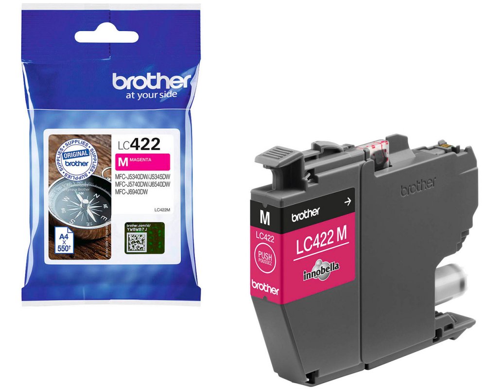 Brother 422 Original-Druckerpatrone LC422M [modell] magenta (550 Seiten)