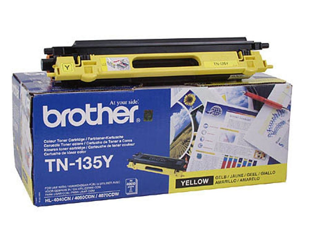 Brother TN-135Y Original-Toner [modell] (4.000 Seiten) Gelb