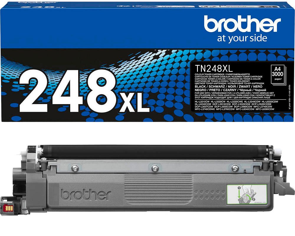 Brother 248XL Original-Toner [modell] TN-248XLBK (3.000 Seiten) schwarz