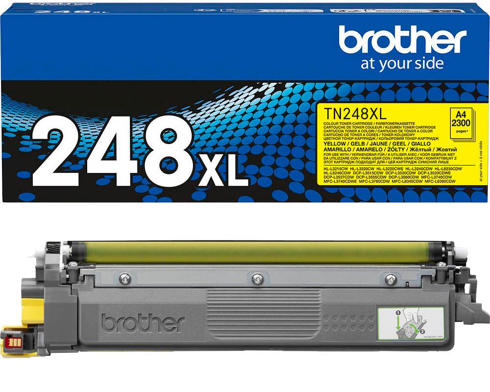 Brother 248XL Original-Toner [modell] TN-248XLY (2.300 Seiten) gelb