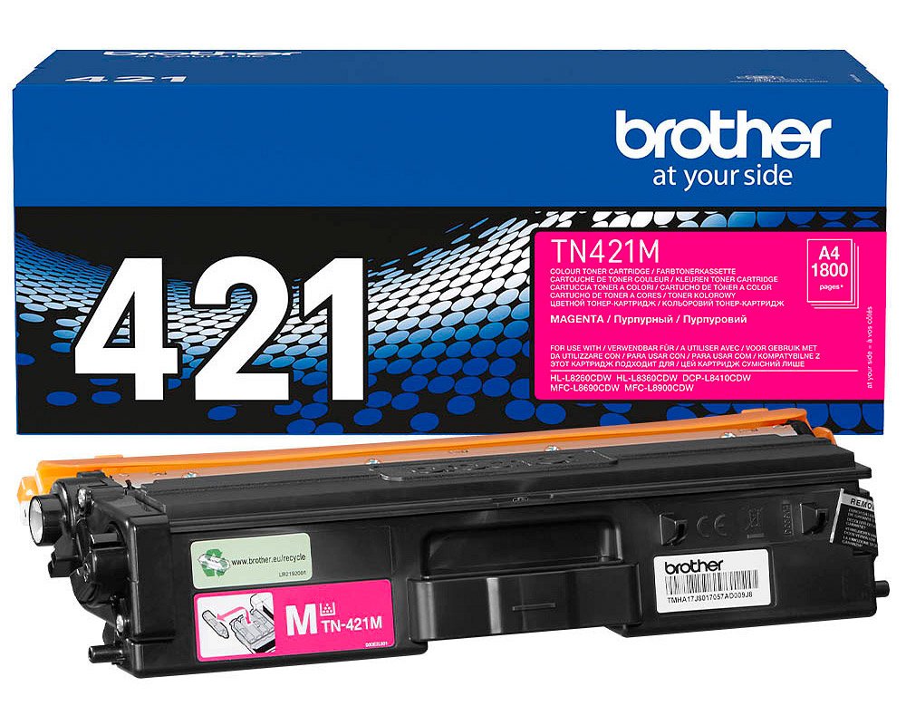 Brother 421 Original-Toner TN421M [modell] (1.800 Seiten) Magenta