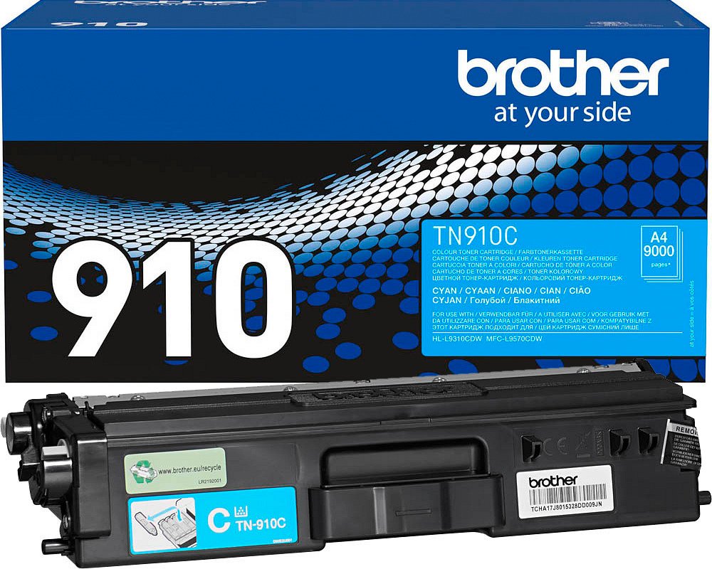 Brother 910 Original-Toner TN910C [modell] Cyan