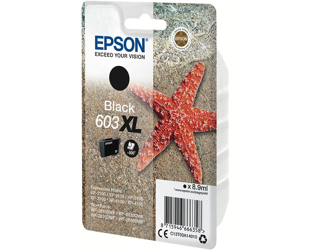 Epson 603XL Seestern Original-Druckerpatrone Schwarz [modell]