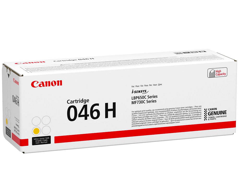 Canon 046HY High Capacity Originaltoner Gelb [modell]