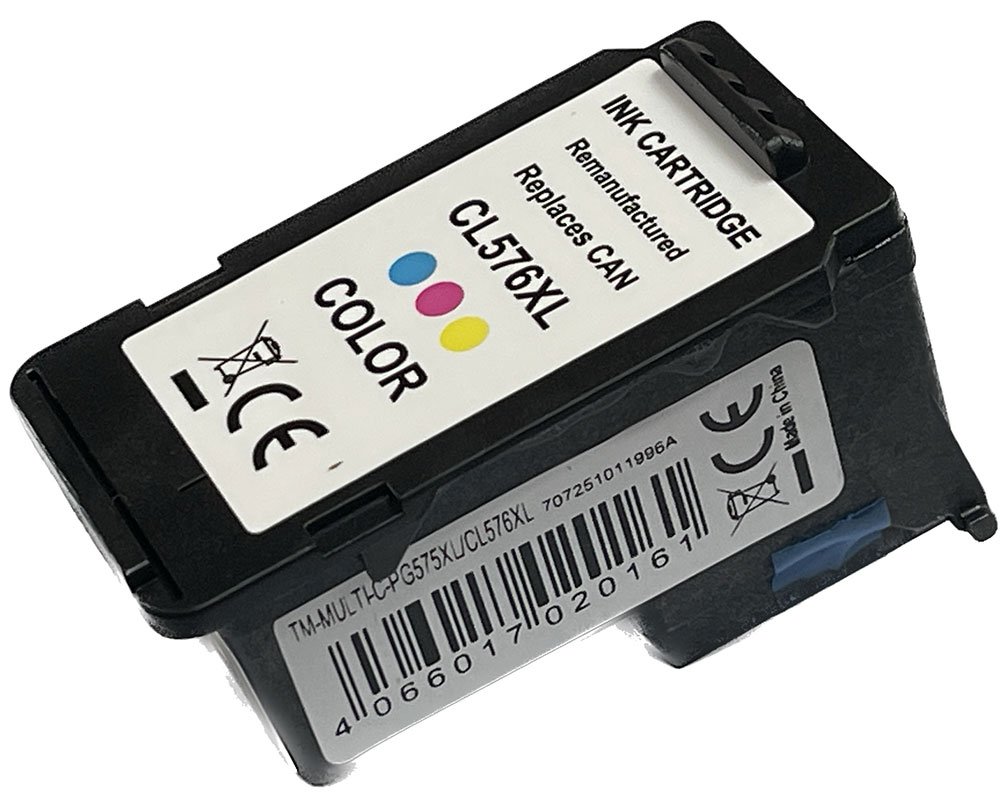 Kompatibel mit Canon CL-576XL Druckerpatrone [modell] XXL Füllmenge: 13,5 ml color (400 Seiten) von TONERDUMPING