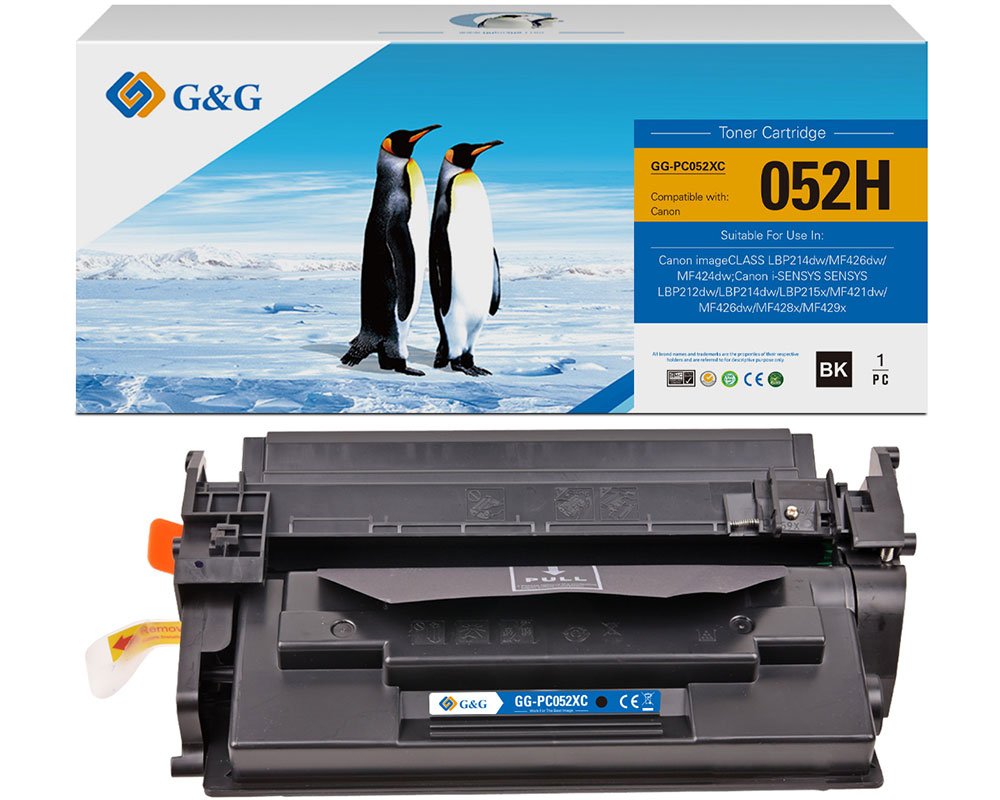 Kompatibel mit Canon 052H Toner [modell] (9.000 Seiten) - Marke: G&G