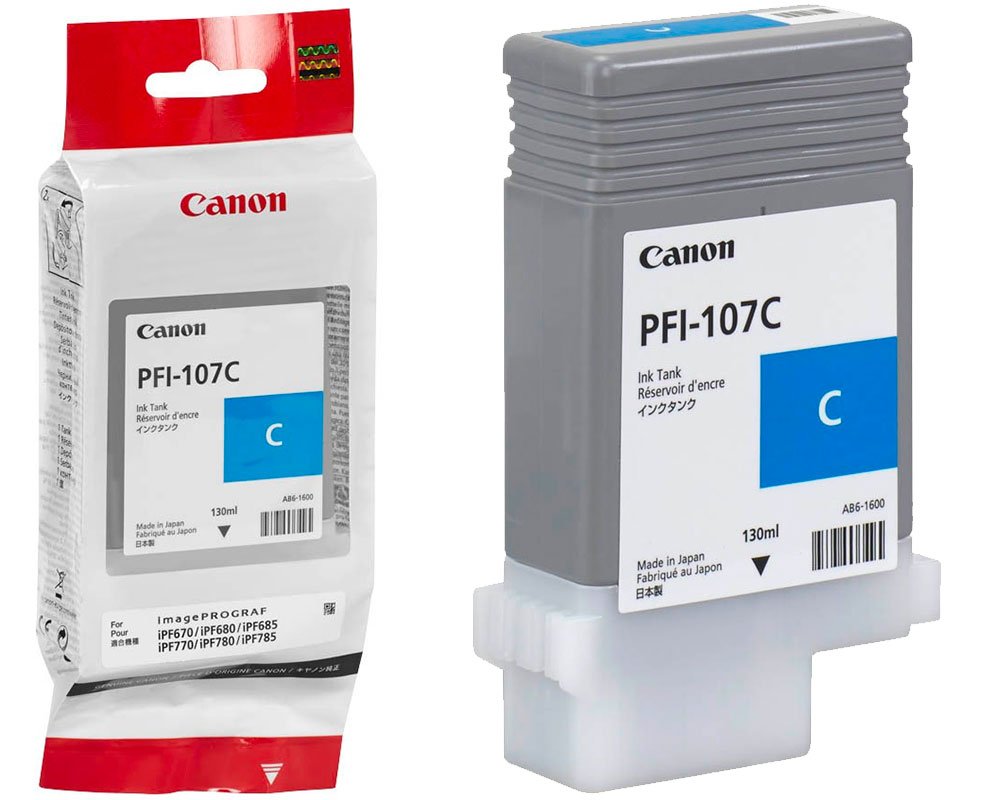 Canon PFI-107C / 6706B001 130ml Cyan [modell]