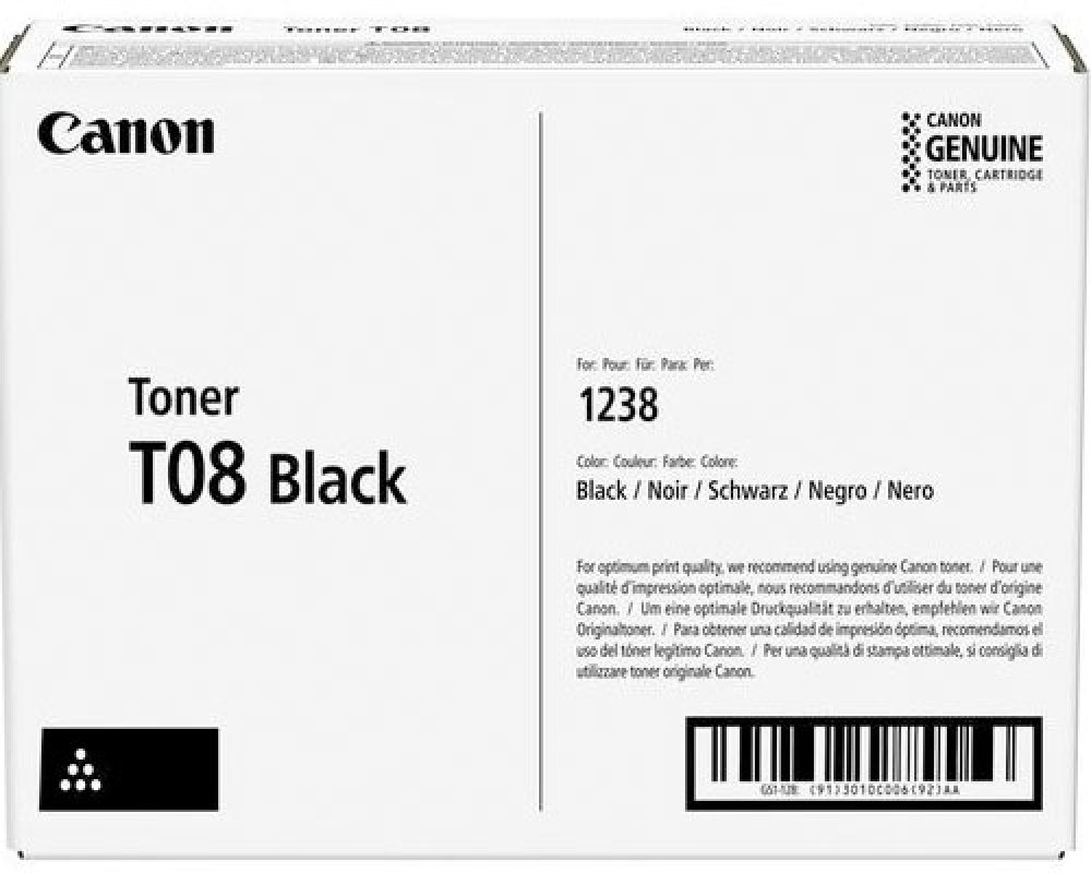 Canon T08 1238 Original-Toner 3010C006 [modell]