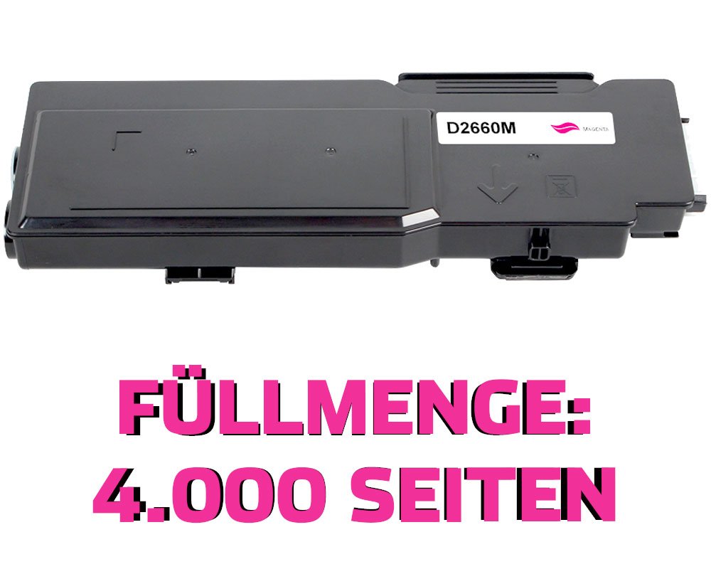 Kompatibel mit Dell 593-BBBS/ VXCWK Toner Magenta [modell] von TONERDUMPING