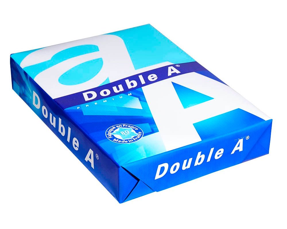 500 Blatt Druckerpapier/ Kopierpapier Double A Premium A4 weiß 80g FSC hochweiß (165 CI)