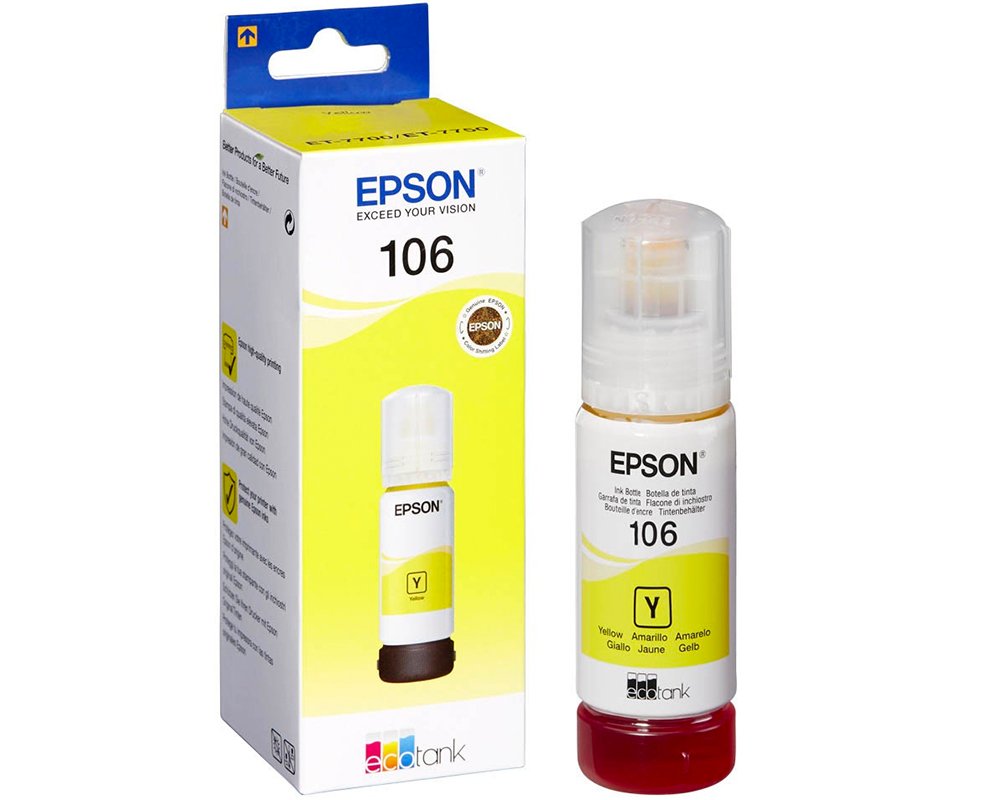 Epson 106/ C13T00R440 Original-Tintentank Gelb [modell]