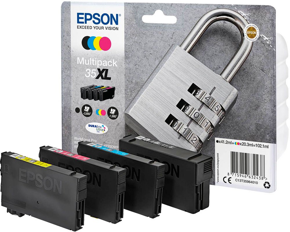 Epson 35XL/ T3596 OriginalSchwarz, Cyan, Magenta, Gelb [modell]