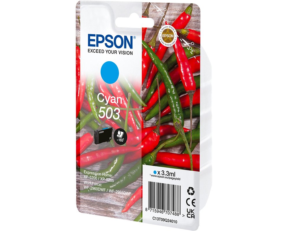 EPSON 503 Chilischoten Original-Druckerpatrone [modell] 3,3 ml cyan