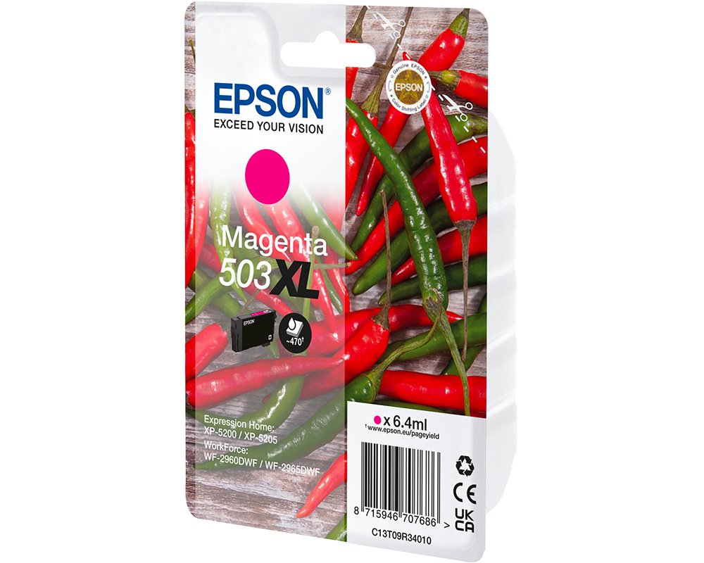 EPSON 503XL Chilischoten Original-Druckerpatrone [modell] 6,4 ml magenta