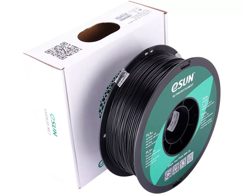 PLA+ Filament PLA+P175B1 schwarz (1kg / 1,75mm) von eSUN