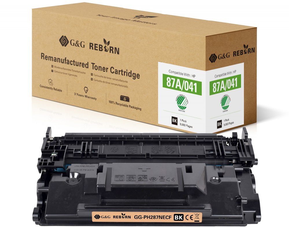 Kompatibel mit HP 87A / CF287A Toner [modell] - Marke: G&G Reborn