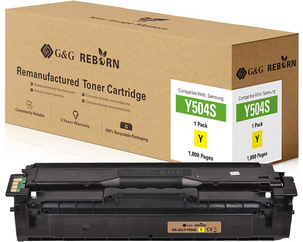 Kompatibel mit Samsung Y504S/ HP SU502A Toner Gelb [modell] - Marke: G&G Reborn