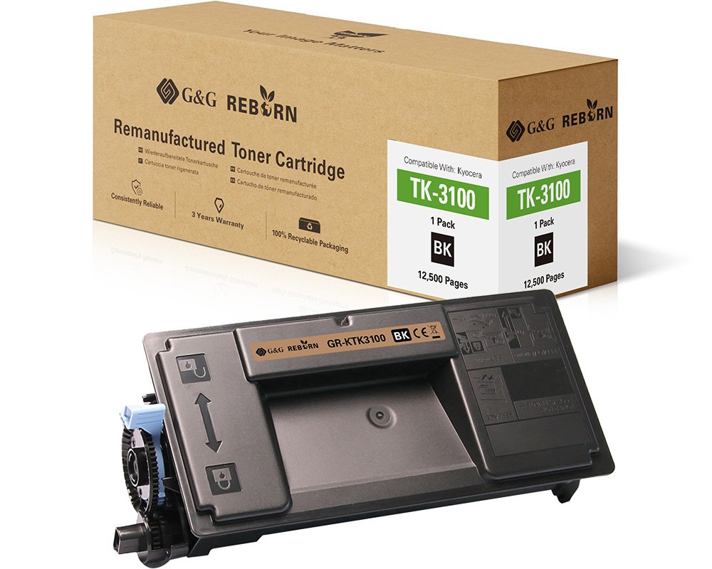 Kompatibel mit Kyocera TK-3100 Toner [modell] - Marke: G&G Reborn