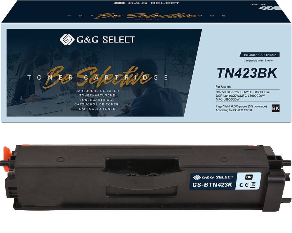 Kompatibel mit Brother TN-423BK Premium-Toner [modell] Schwarz - Marke: G&G Select