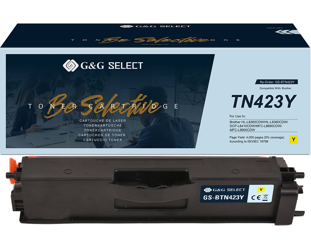 Kompatibel mit Brother TN-423Y Premium-Toner [modell] Magenta - Marke: G&G Select