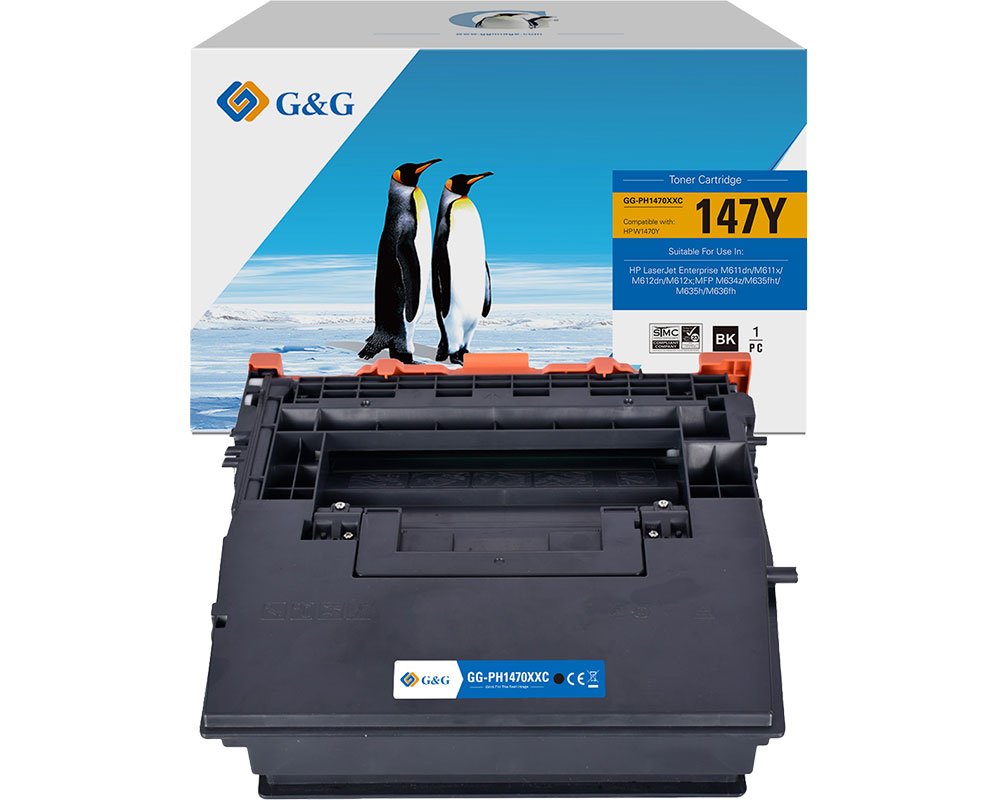 Kompatibler mit HP 147Y Toner W1470Y [modell] 42.000 Seiten - Marke: G&G
